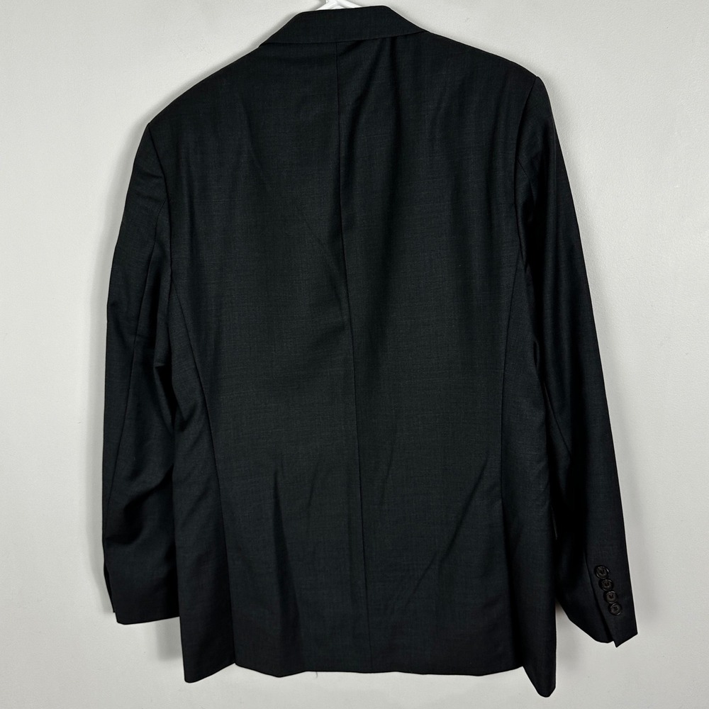 Ralph Lauren Mens Wool Blazer Sz 40R Dark Gray Professional Tailored Jacket Coat - Picture 4 of 16